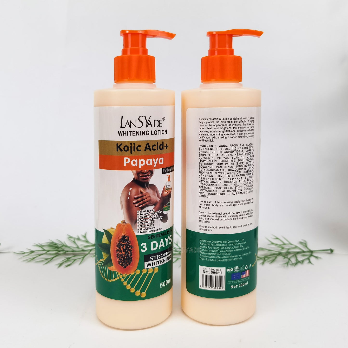 Papaya Body Lotion Hydrating, Nourishing and Moisturizing