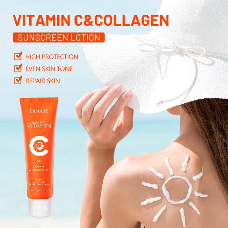 Sunscreen Cream SPF 50 with Vitamin C Collagen