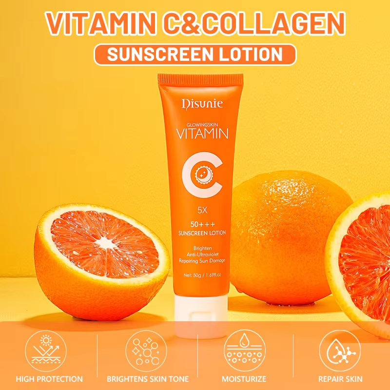 Sunscreen Cream SPF 50 with Vitamin C Collagen