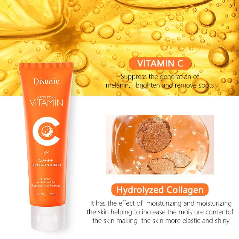 Sunscreen Cream SPF 50 with Vitamin C Collagen